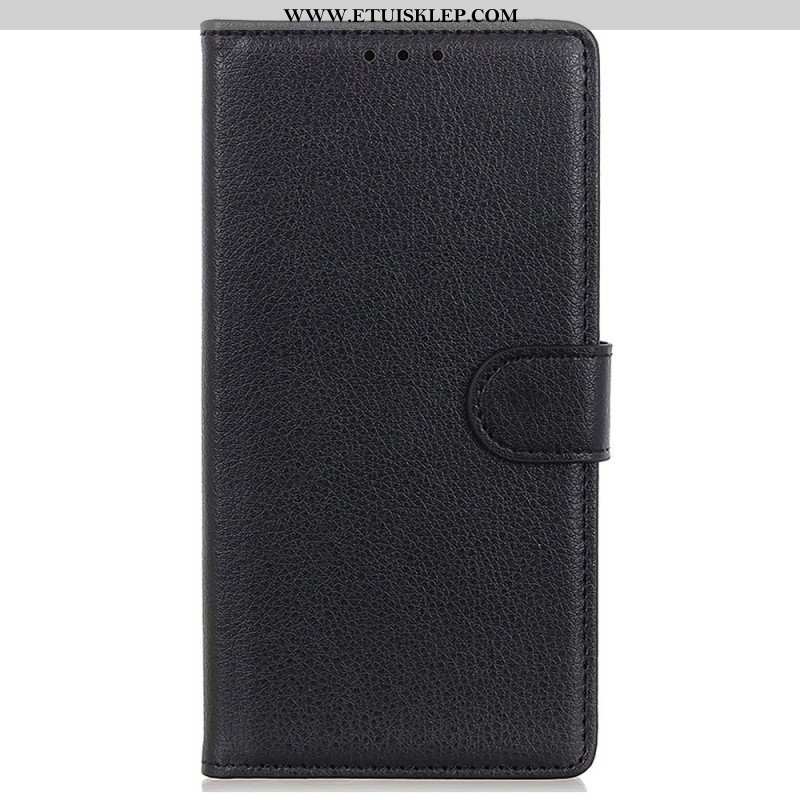 Etui Folio do Samsung Galaxy S23 Plus 5G Tradycyjna Sztuczna Skóra